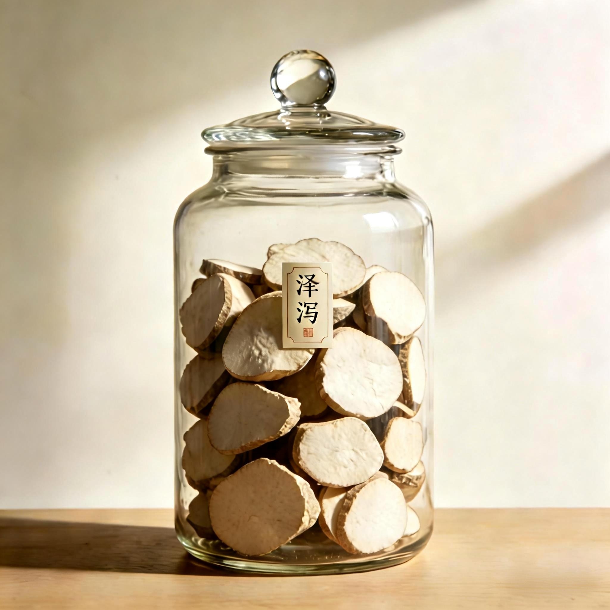 Oriental Waterplantain Rhizome herbal material