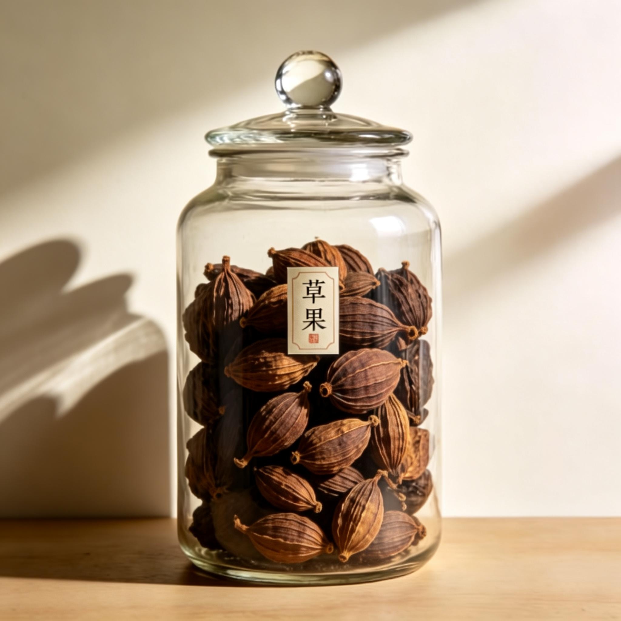 Caoguo herbal material