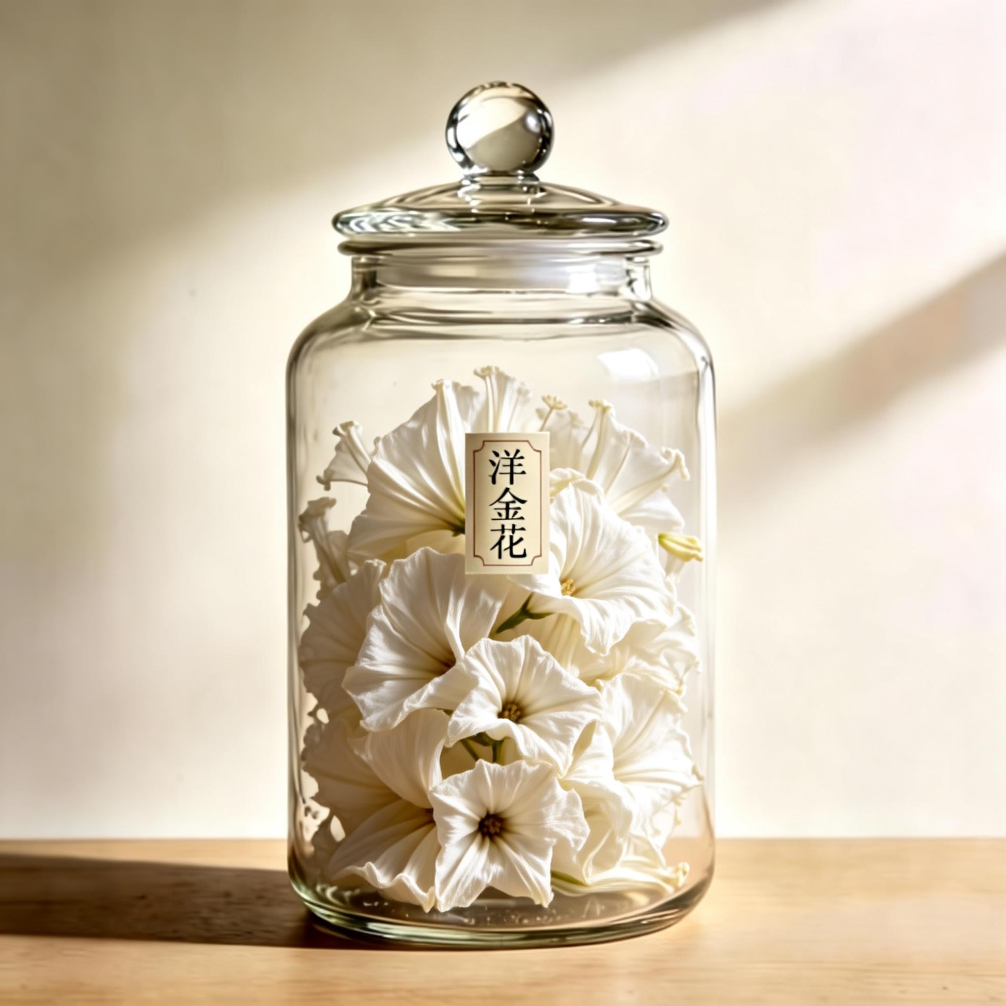 Upright Datura Flower herbal material