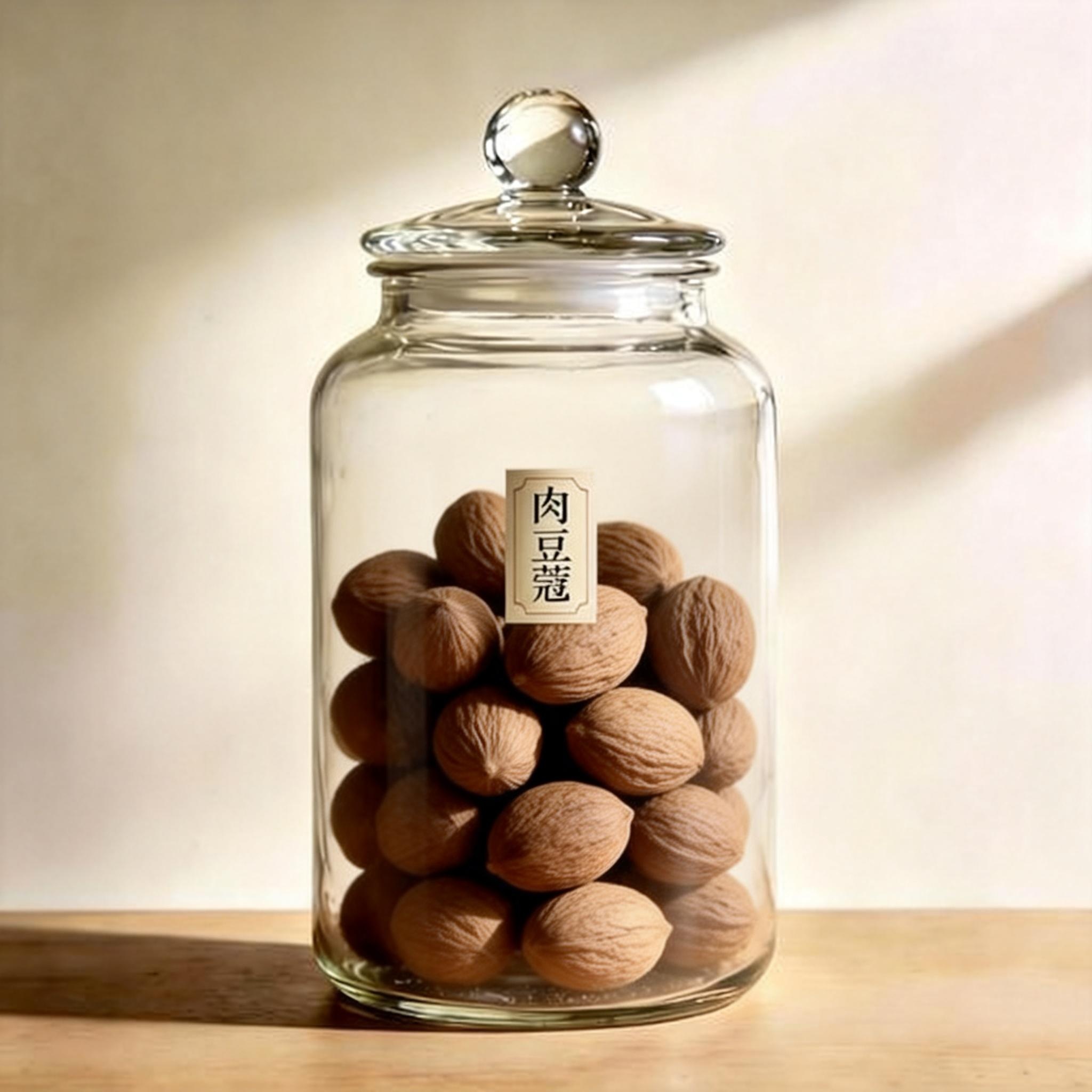 Nutmeg herbal material