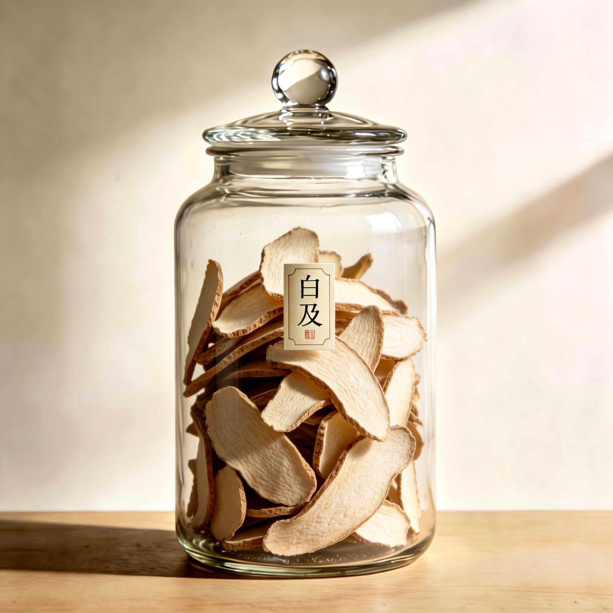 Common Bletilla Tuber herbal material