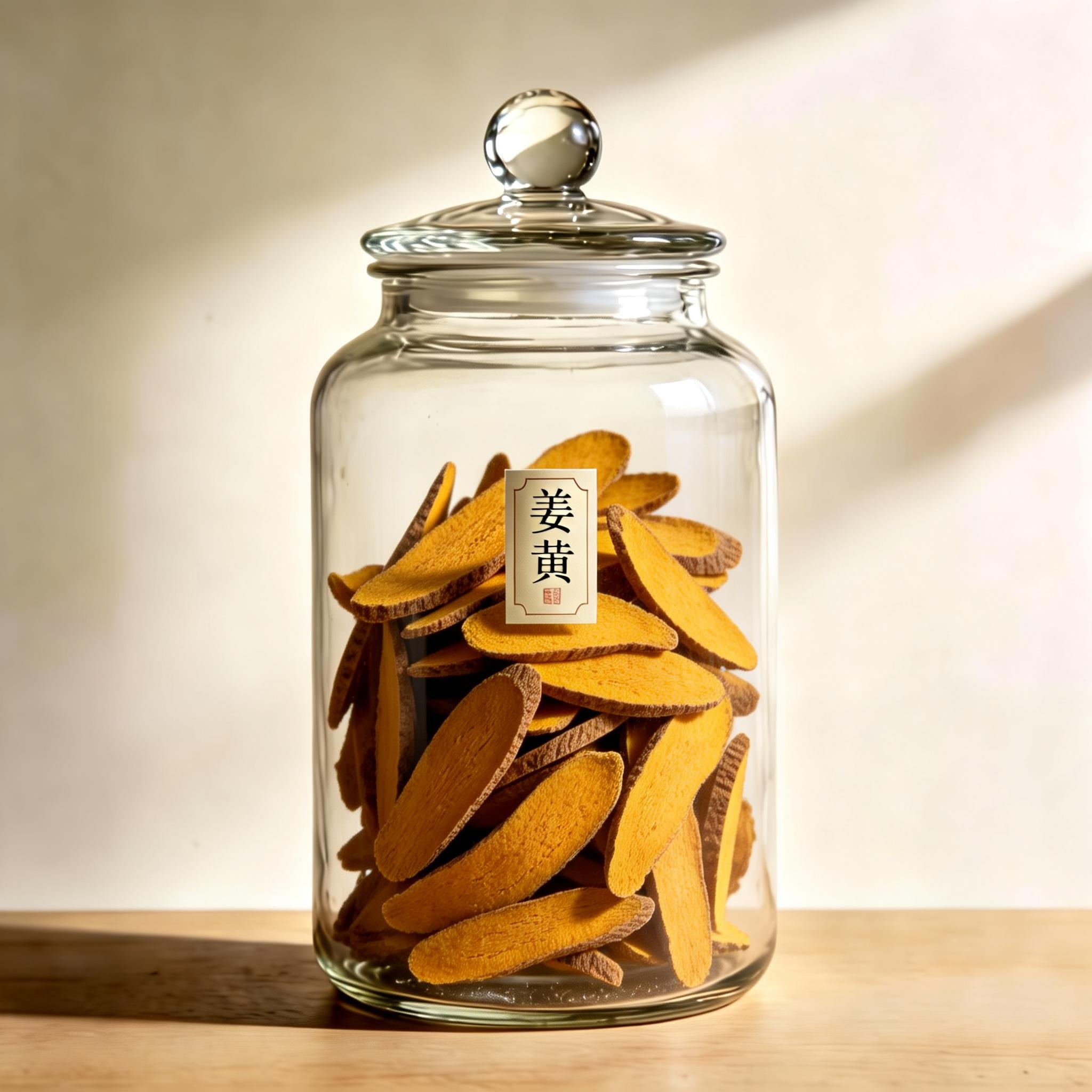 Turmeric herbal material