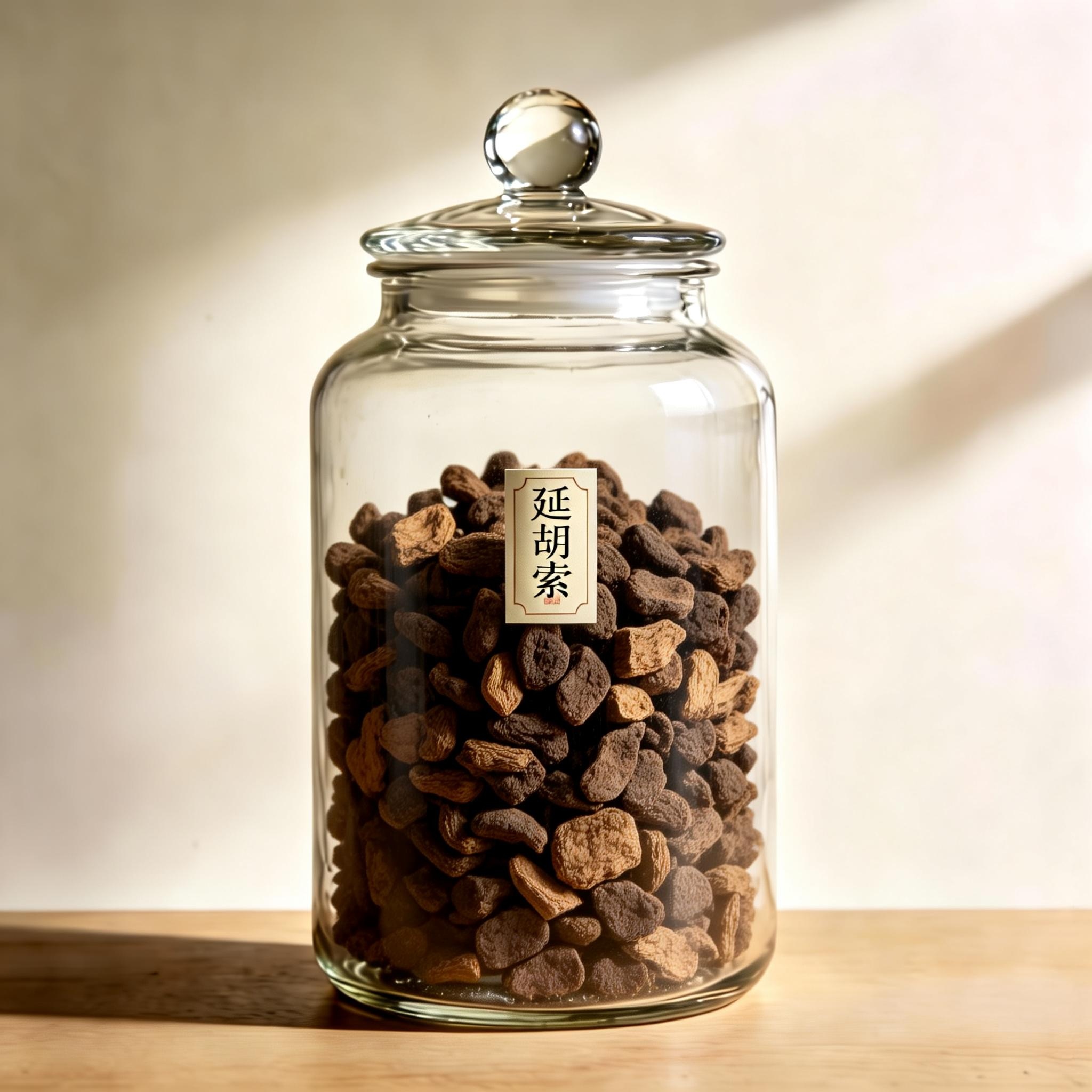 Corydalis Yanhusuo herbal material