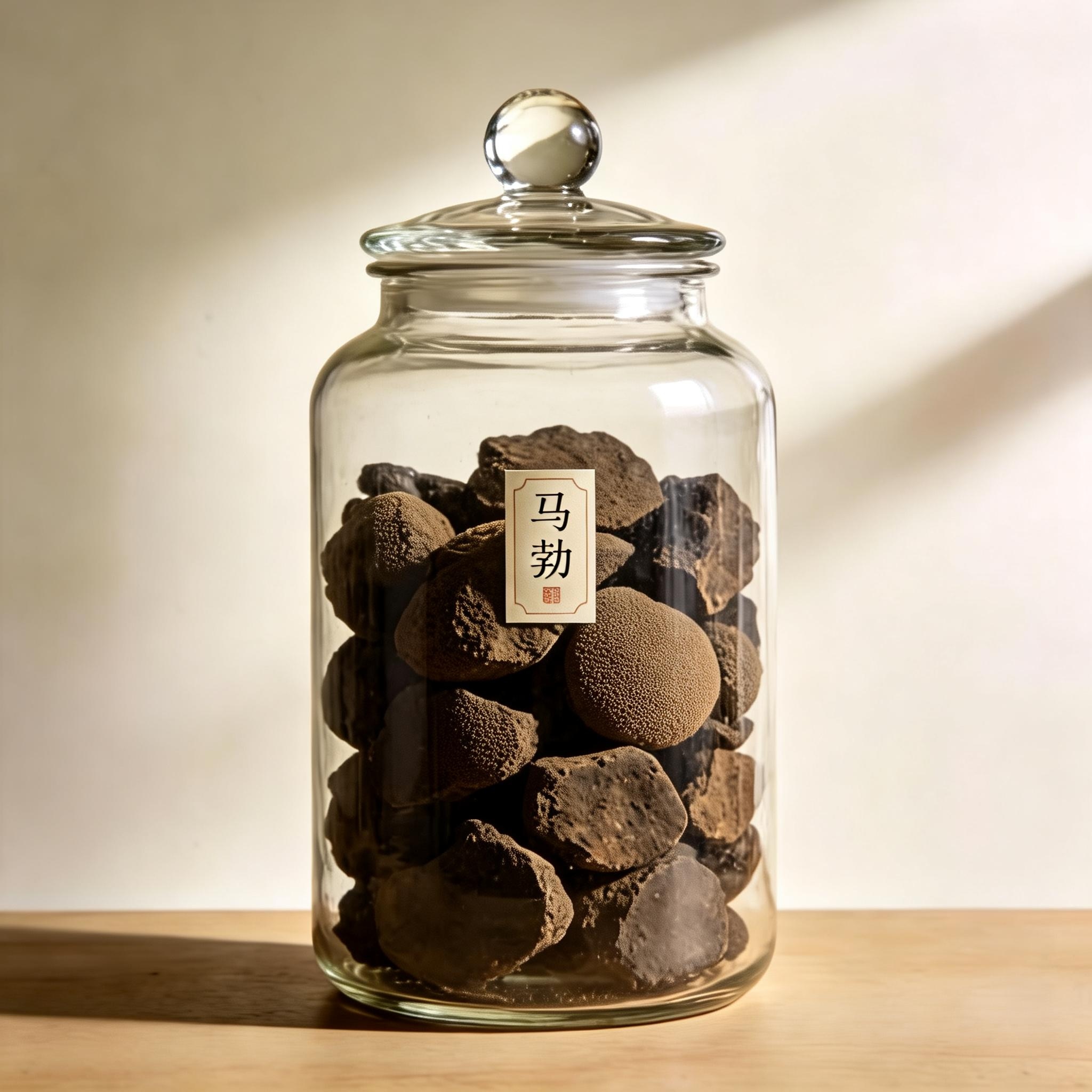 Puff-ball herbal material