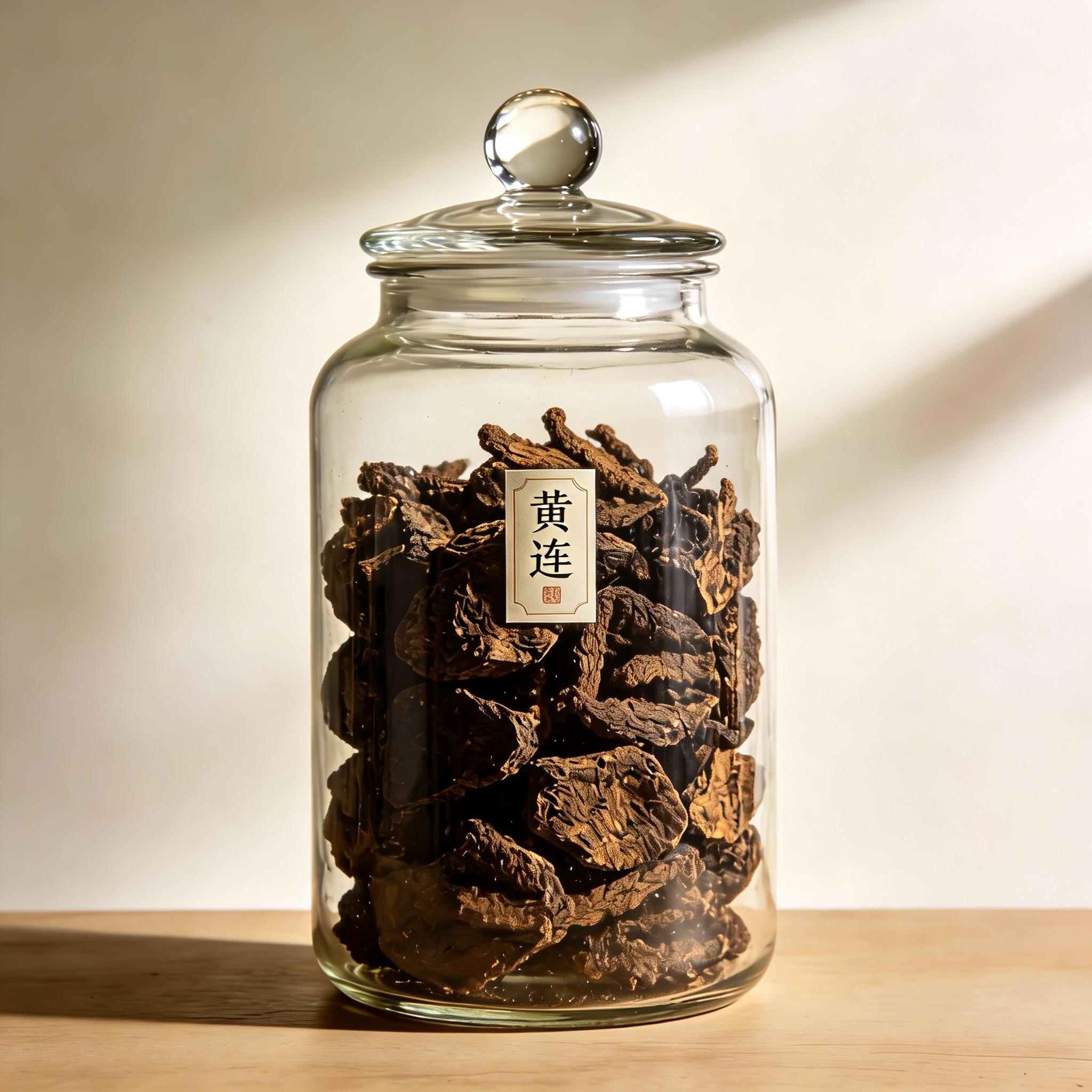 Chinese Goldenthread, Coptis Root herbal material