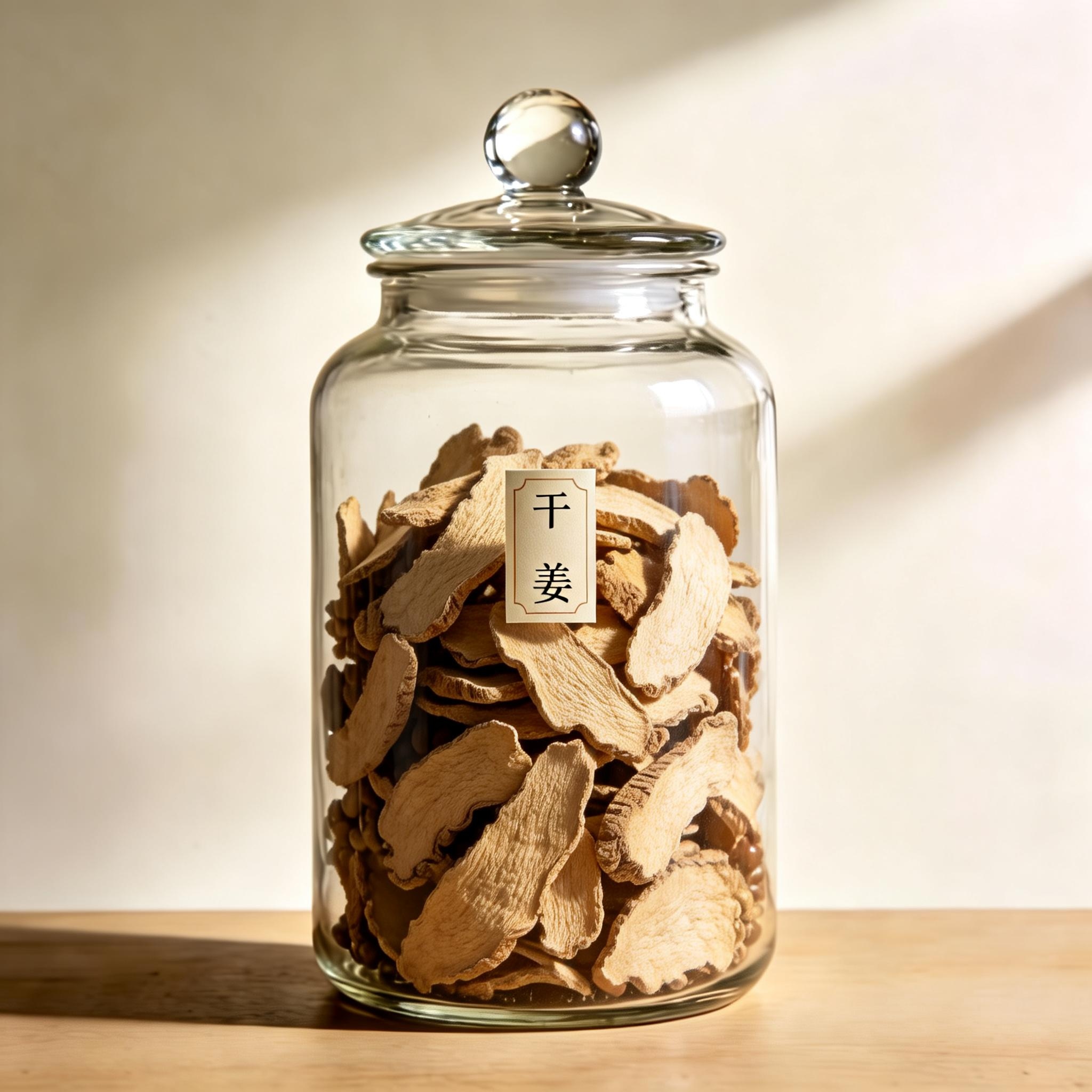 Dried Ginger herbal material