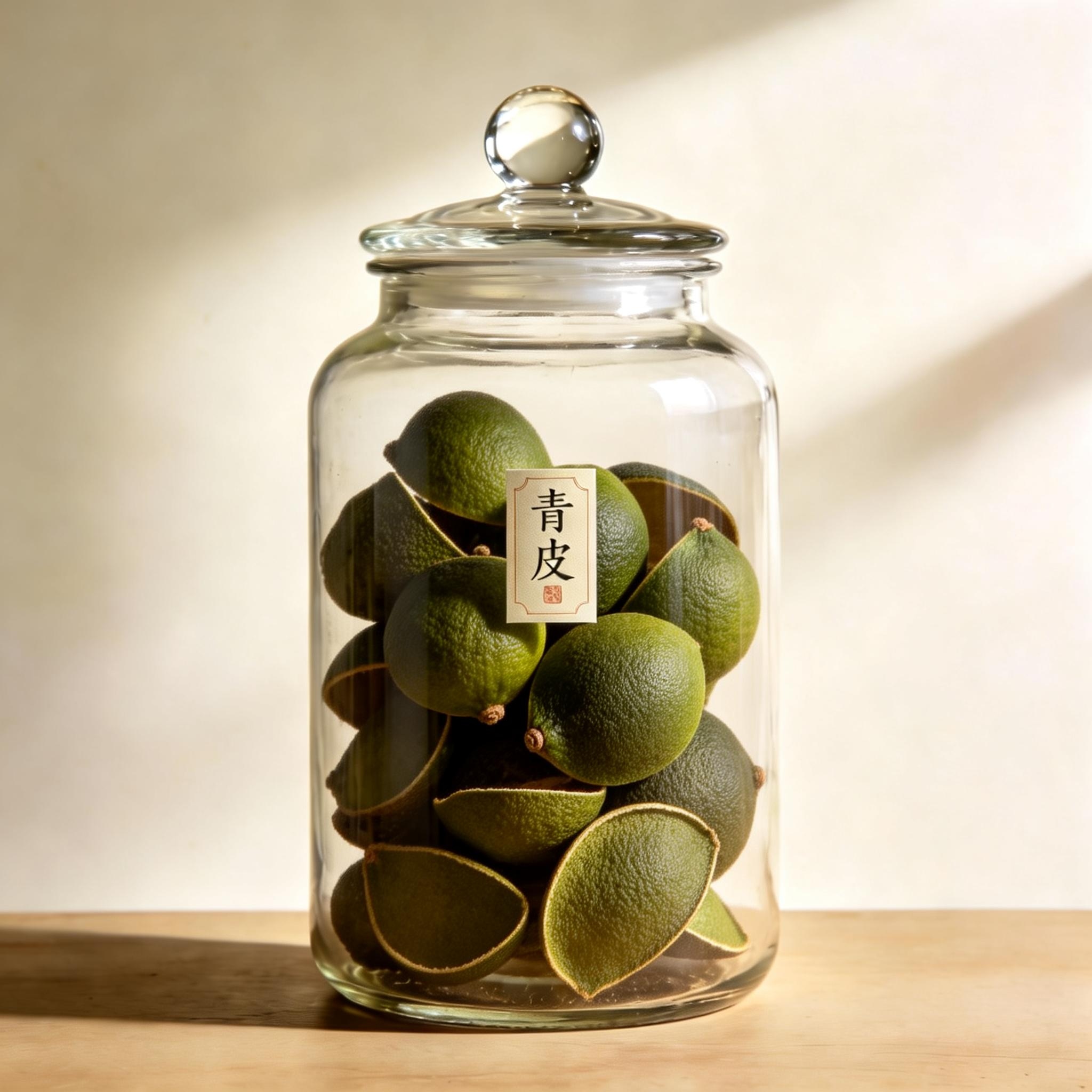 Green Tangerine Peel herbal material