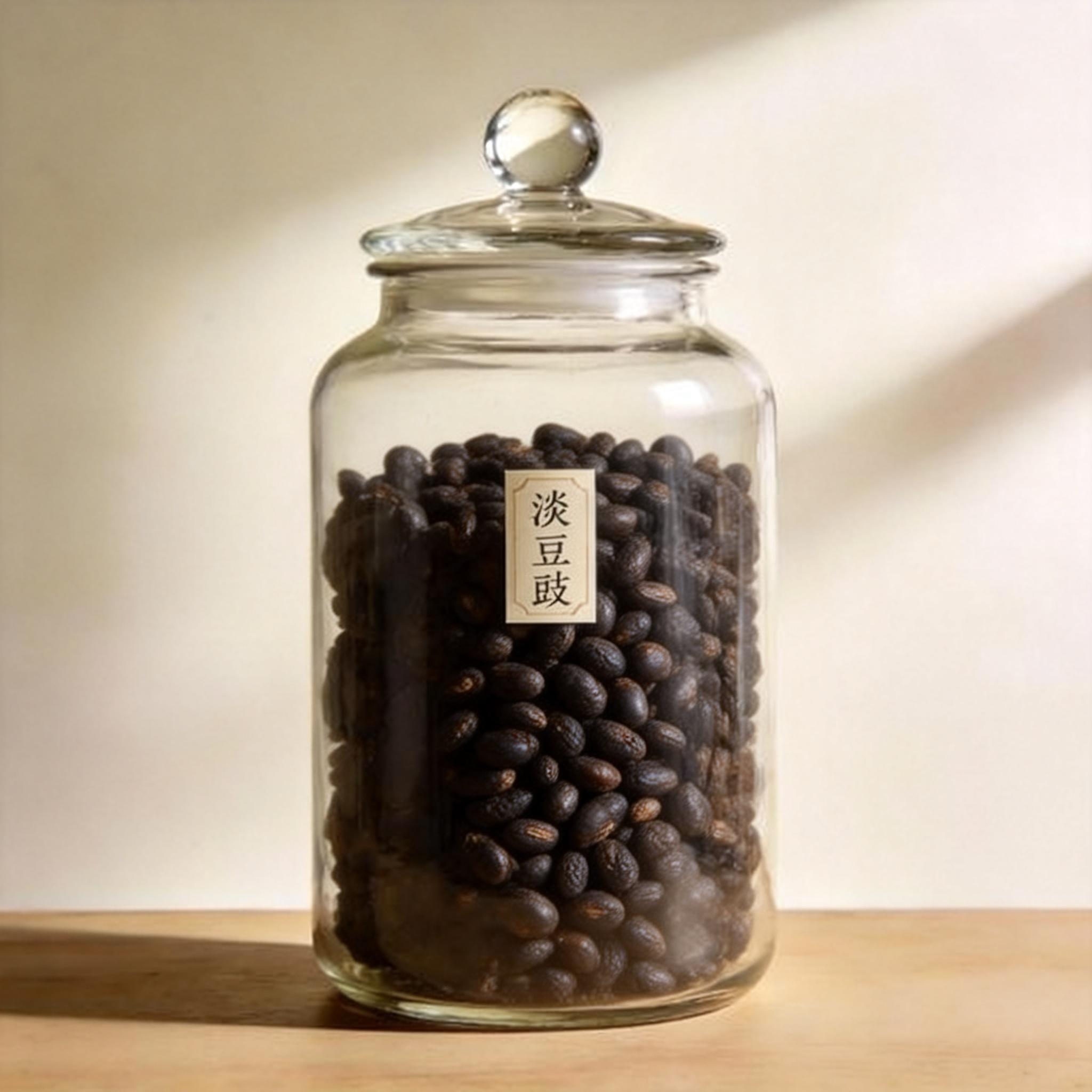 Fermented soybean herbal material